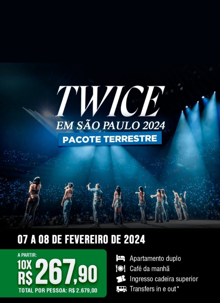 Ingressos para TWICE, São Paulo